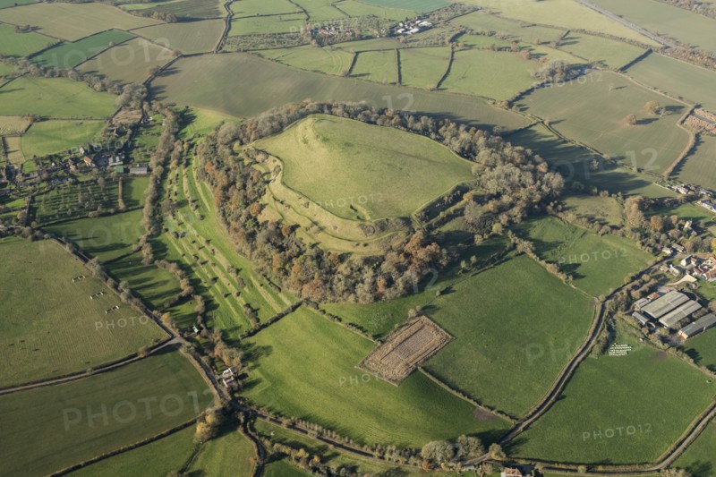 Cadbury Castle hillfort, Somerset, 2016.