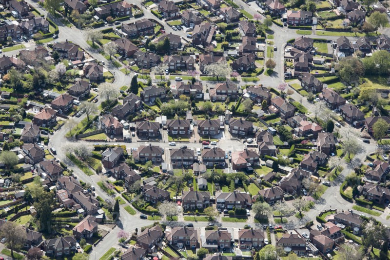 Housing in Northenden, Manchester, 2021.