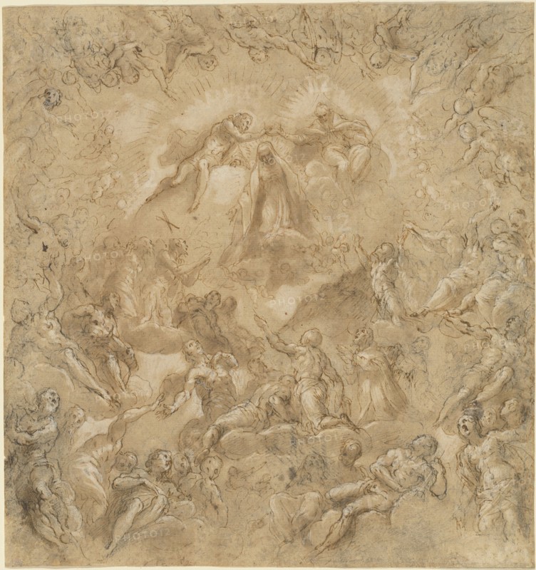 The Coronation of the Virgin, 1585/1594.