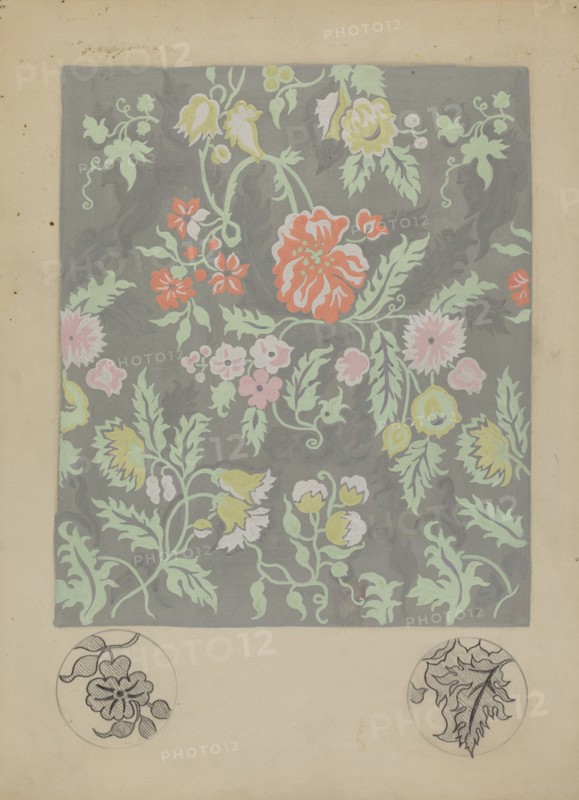Woven Brocade (Chair Covers), 1935/1942.