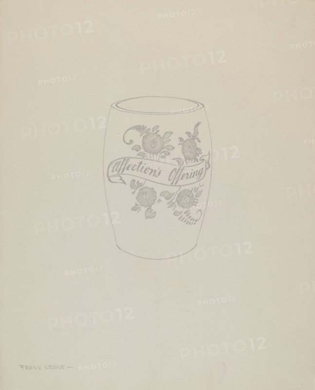American "Bohemian" Glass Mug, 1935/1942.