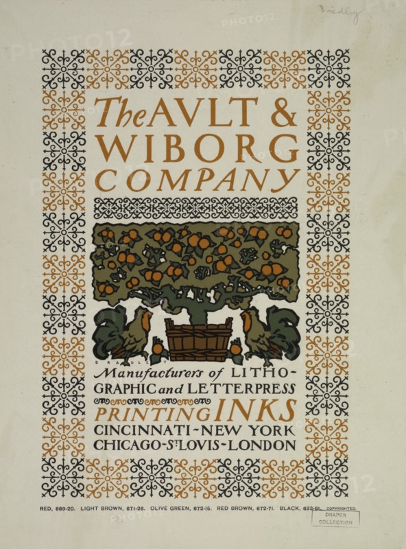 The Ault & Wilborg company, c1894 - 1896.