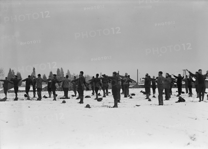 Camp Meade, Maryland - Winter Views, 1917.