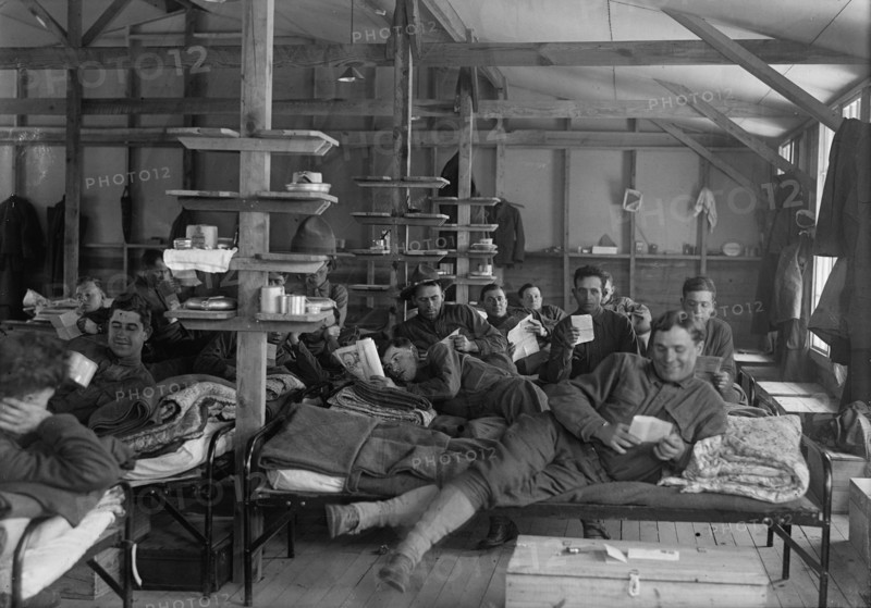 Camp Meade, Maryland - Winter Views, 1917.