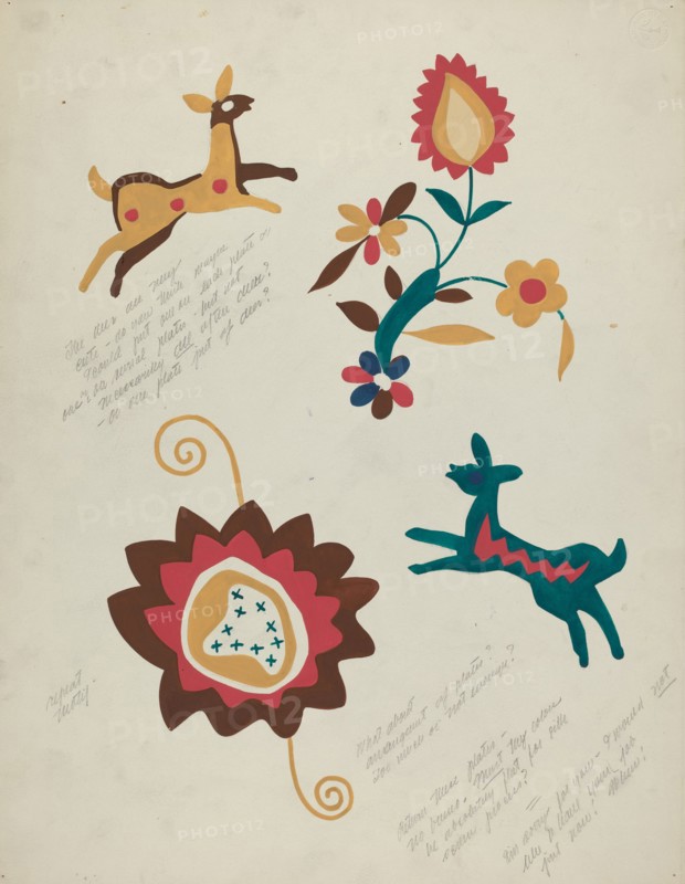 Study for Silkscreen Portfolio, 1935/1942.