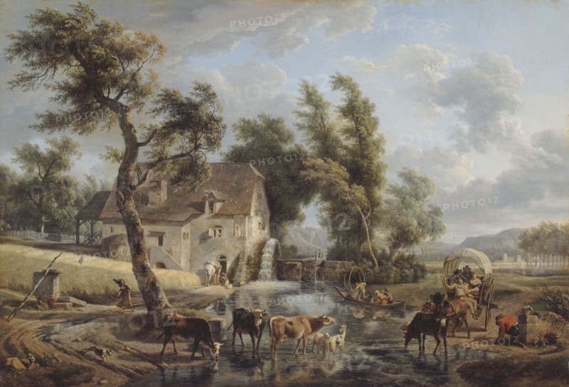 Le moulin, between 1772 and 1829. The Mill.