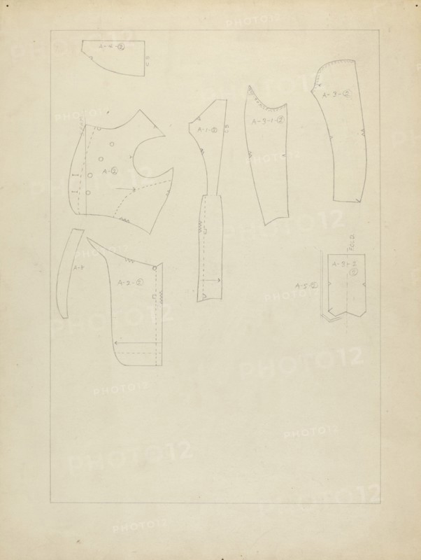 Sugar Merchant's Suit (Pattern), 1935/1942.
