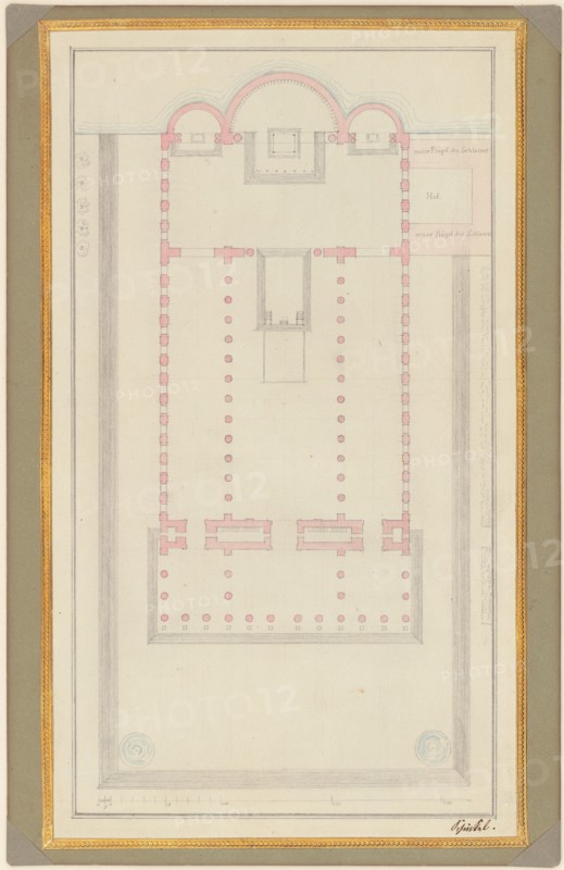 Ground Plan of a Cathedral for Berlin, 1827.