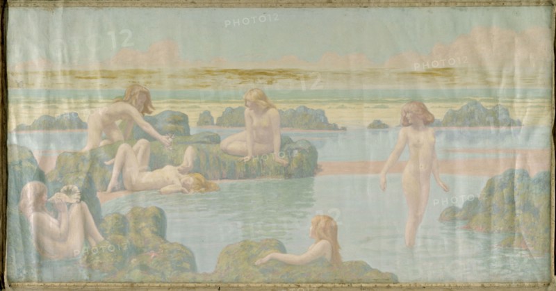 Le jardin de la mer, c.1910. The sea garden.