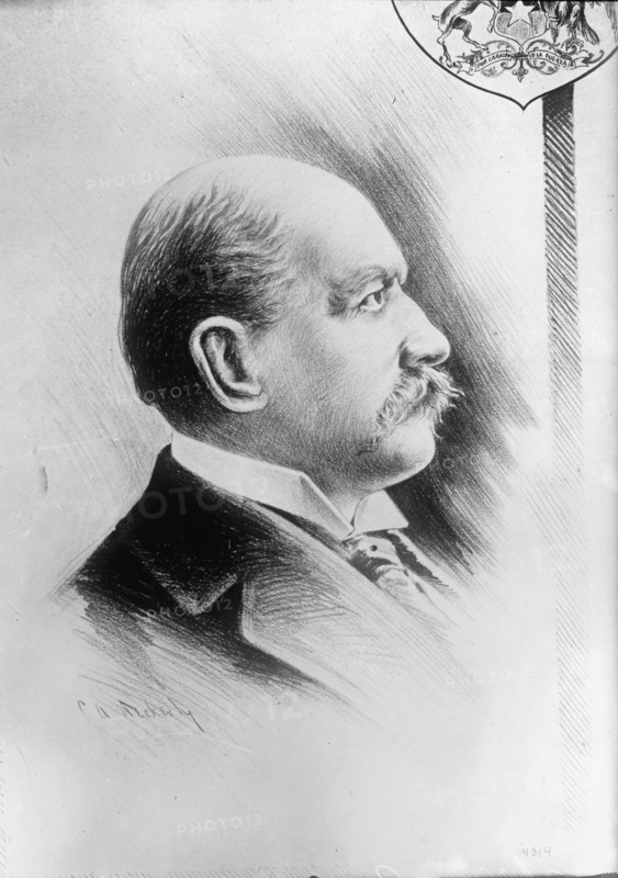Ramon Barros Luco, President of Chile, 1914.