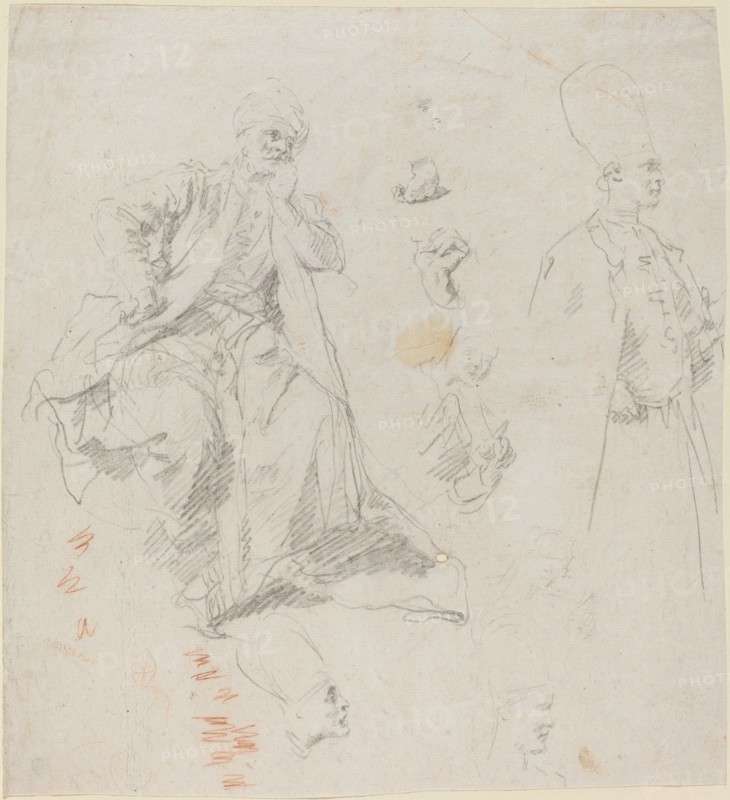 Caliph Aladin and His Counselors, late 1730s.