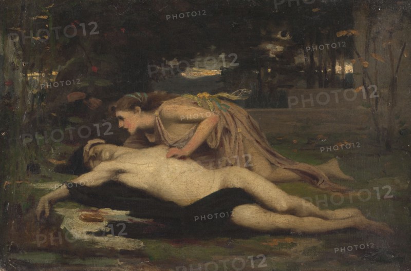 Pyrame et Thisbé, c.1875. Pyramus and Thisbe.
