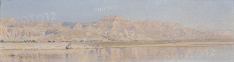 The Nile - Luxor (Mountains of Thebes), 1891.