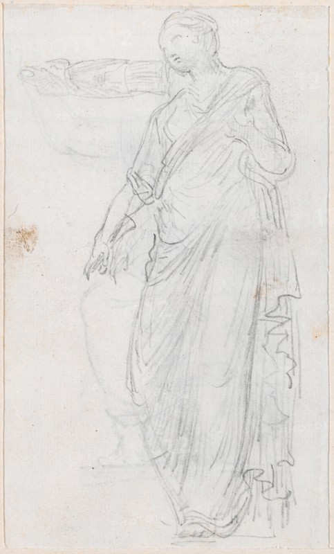 Woman in Toga [verso], probably c. 1754/1765.