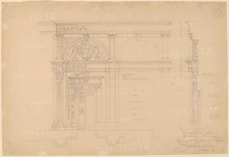 Siena Cathedral, Entrance to Library, c. 1896.
