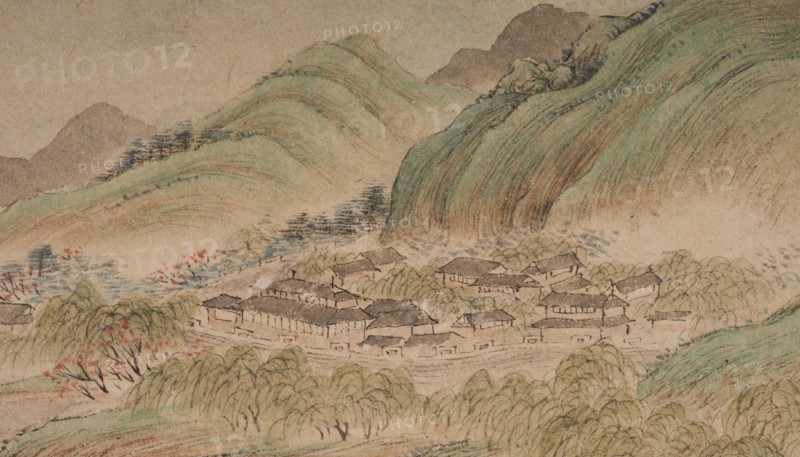 Landscape in the manner of the Wu School, 1841.