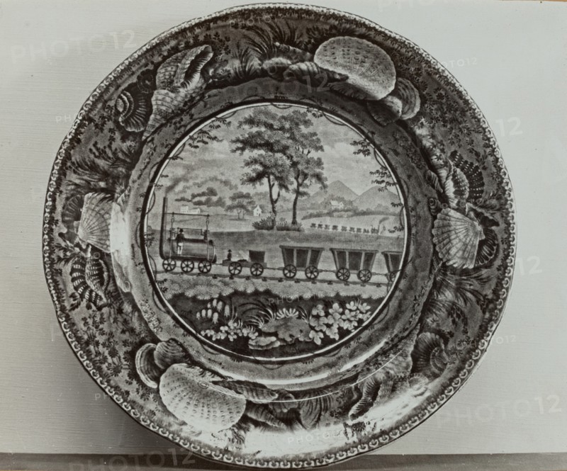 Plate - "Baltimore and Ohio Railroad", c. 1936.