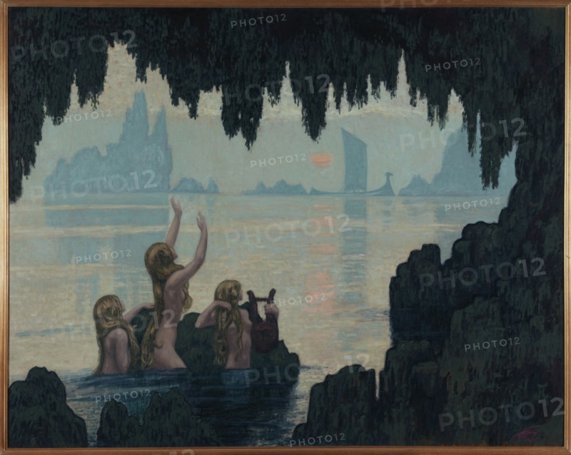 Sea nymphs singing, c.1912. (Chants sur l'eau).