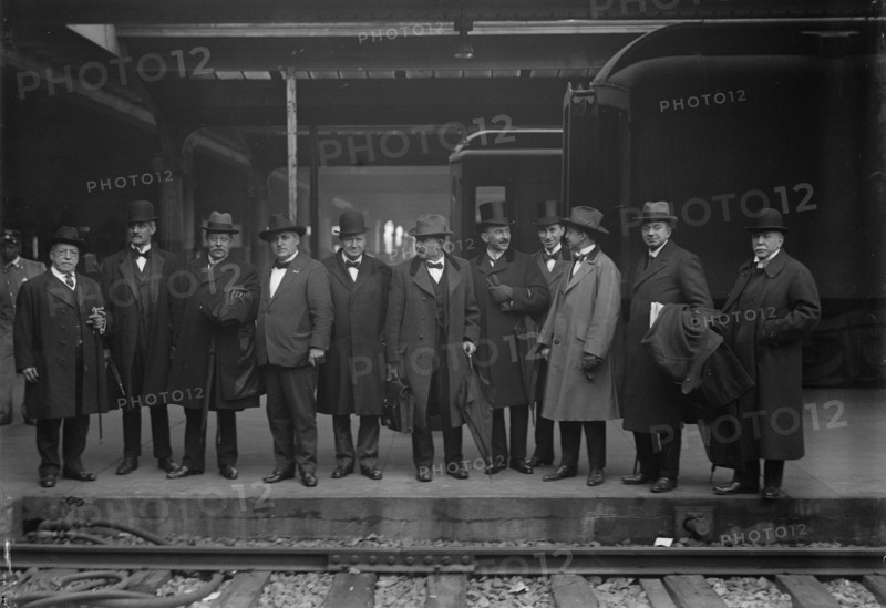 British Labor Committees At Union Station, 1917.