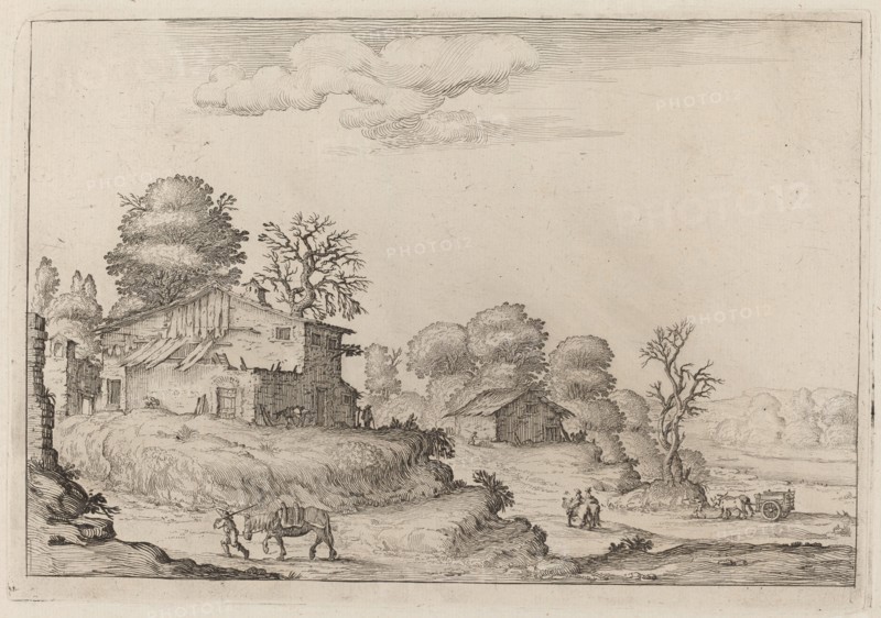 Rustic Landscape with Peasants and Horses, 1638.