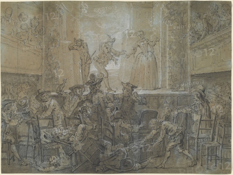 The Scene with the Tall Baguenodière, 1726/1727.