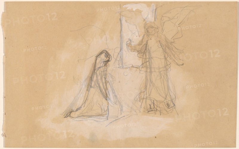 Study of a Figure from Behind [recto], 1890/1897.