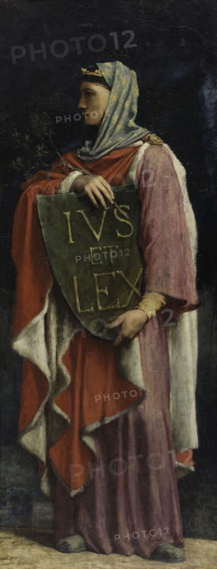 Le Droit Ecrit, 1881. Creator: Jules Elie Delaunay.