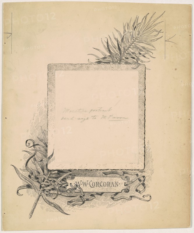 Frontispiece, Portrait of W. W. Corcoran, 1890-1891.