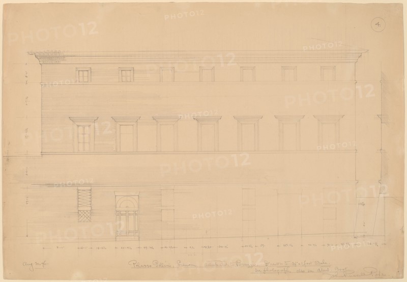 Palazzo Pollini, Siena, Attributed to Peruzzi, 1896.