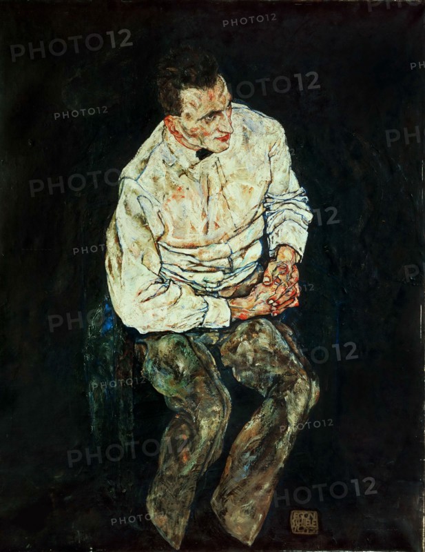 Portrait of Karl Grünwald, 1917. Private Collection.