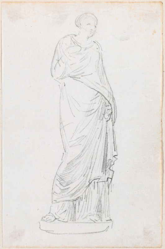 Statue of a Female in a Toga, probably c. 1754/1765.
