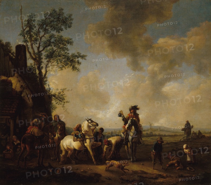 The farrier, after Wouwerman, between 1609 and 1699. Creator: Unknown.