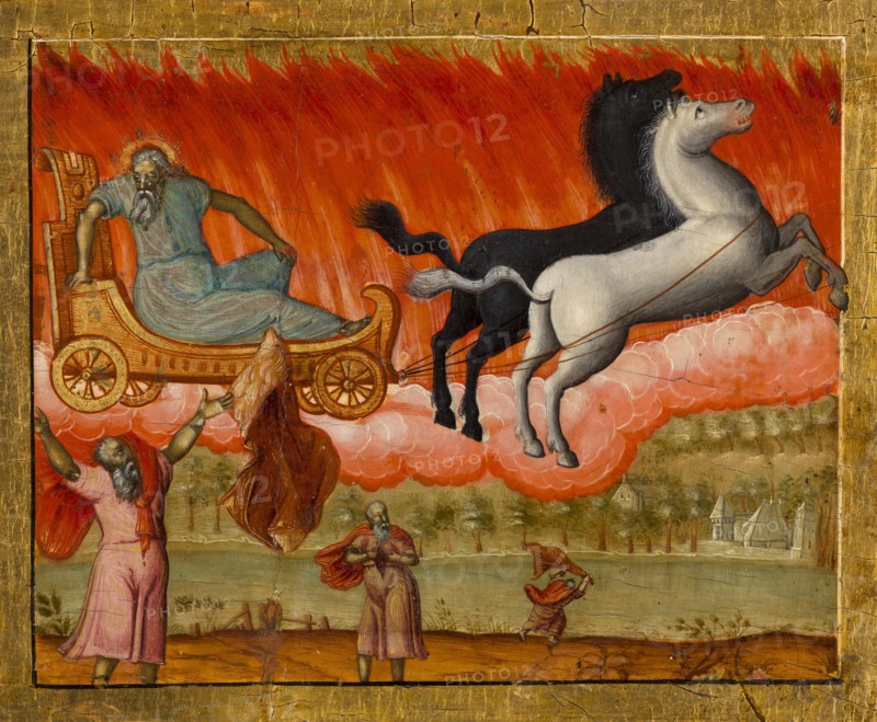 The prophet Elijah and scenes from his life, c.1700.
