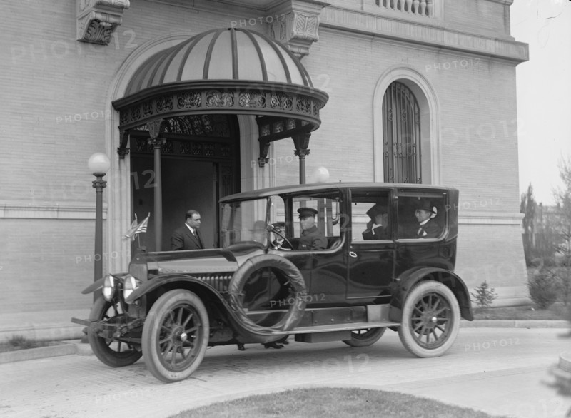 British Commission To U.S. - At Long Residence, 1917.