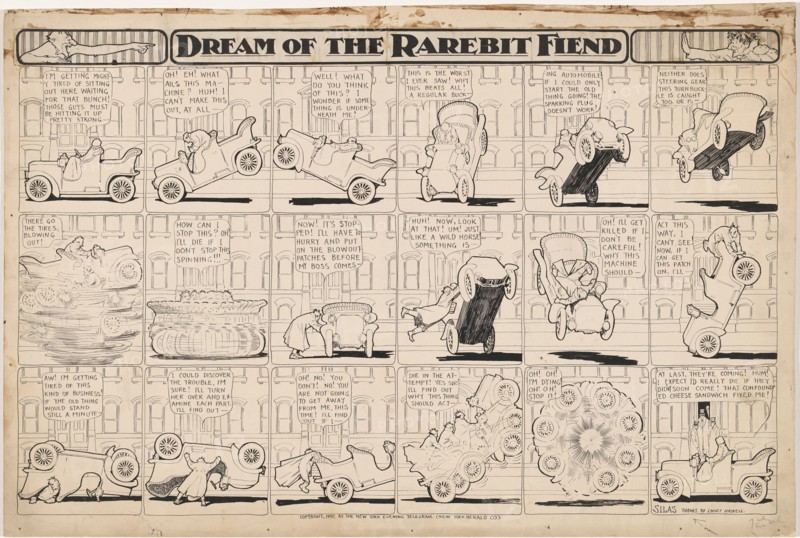 Dream of the Rarebit Fiend: Bucking Automobile, 1907.