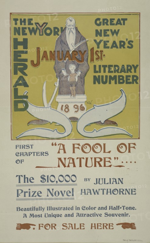 The New York Sunday herald. January 1st 1896., c1896.