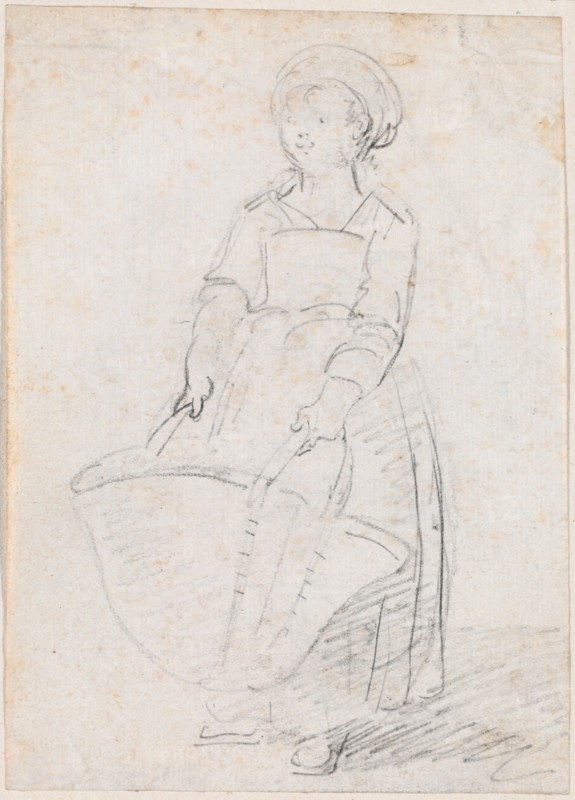 Little Girl with a Large Basket, probably c. 1754/1765.