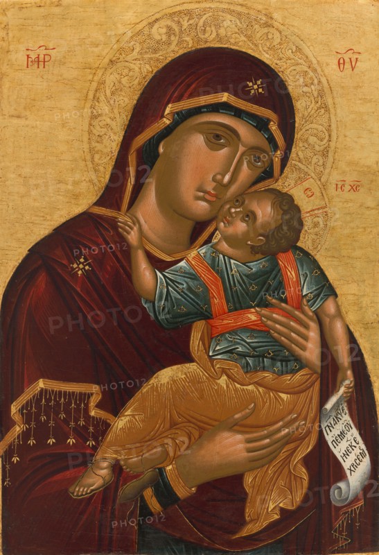 The Mother of God Glycophilousa, between 1500 and 1520.