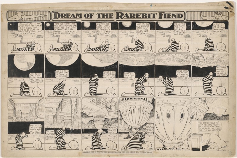 Dream of the Rarebit Fiend: Here Comes Washington, 1908.