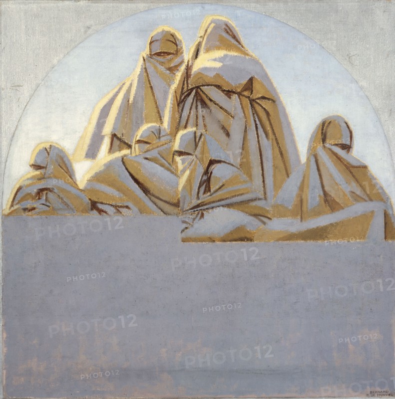 Femmes sur les terrasses, Rabat, c.1918. Women in Rabat.
