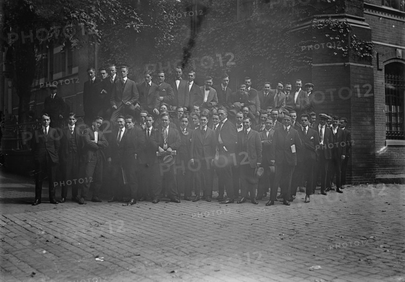 Camp Meade #2 - Drafted Men Leaving For Camp Meade, 1917.