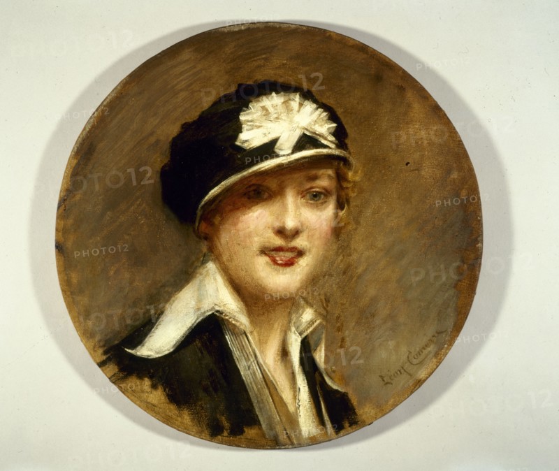 La casquette de Poiret, c.1914. Young woman wearing a cap.