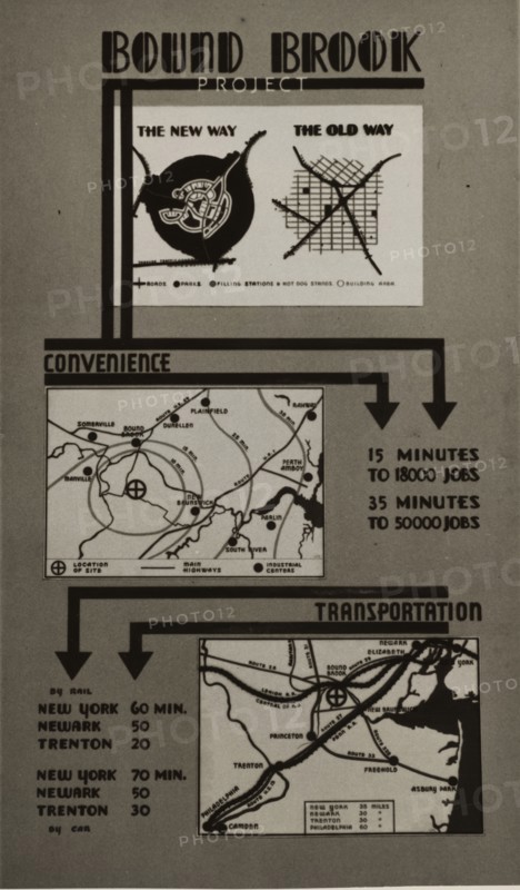 Poster by Record Section, Suburban Resettlement,  1935-12.