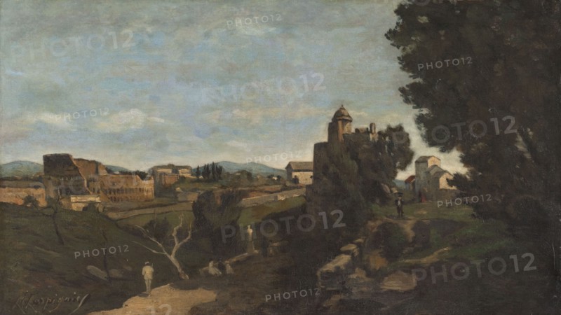 Le Colisée à Rome, c.1878. Creator: Henri-Joseph Harpignies.