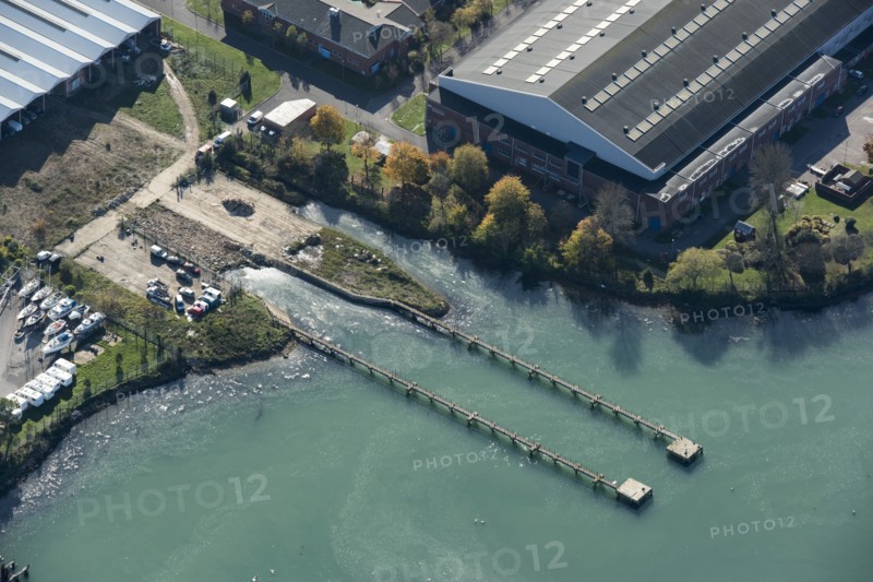 Gunboat Traverser system at Haslar, Gosport, Hampshire, 2020.