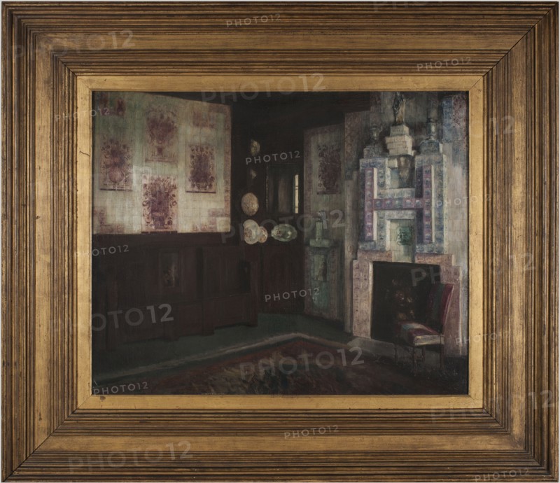 La salle à manger à Hauteville House, between 1880 debut 1900.