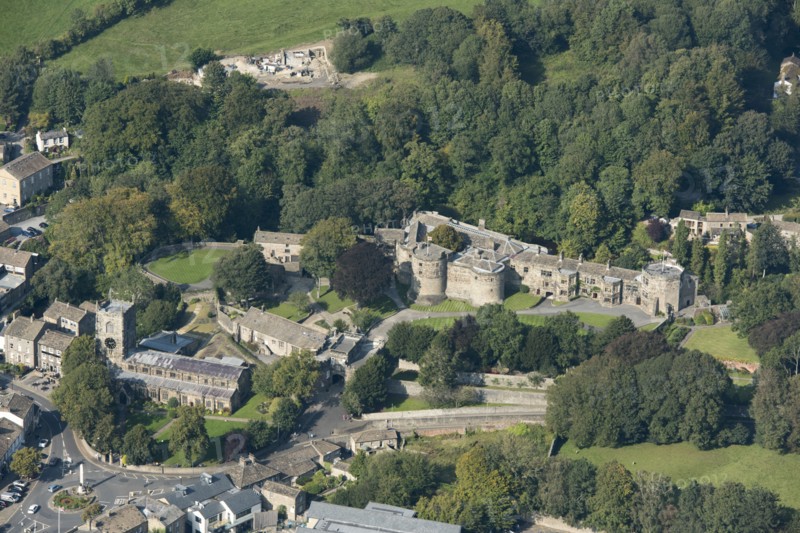 Skipton Castle and Holy Trinity Church, North Yorkshire, 2020.