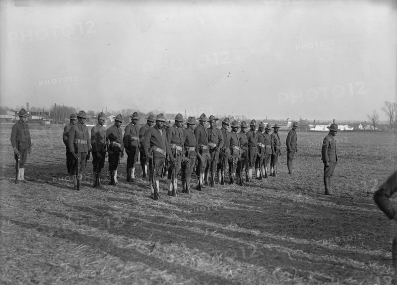 Army, U.S. Colored Soldiers, 1917. (African American soldiers).