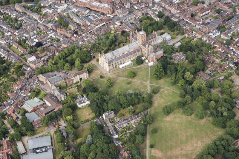 The Cathedral and Abbey Church of St Alban, Hertfordshire, 2017.
