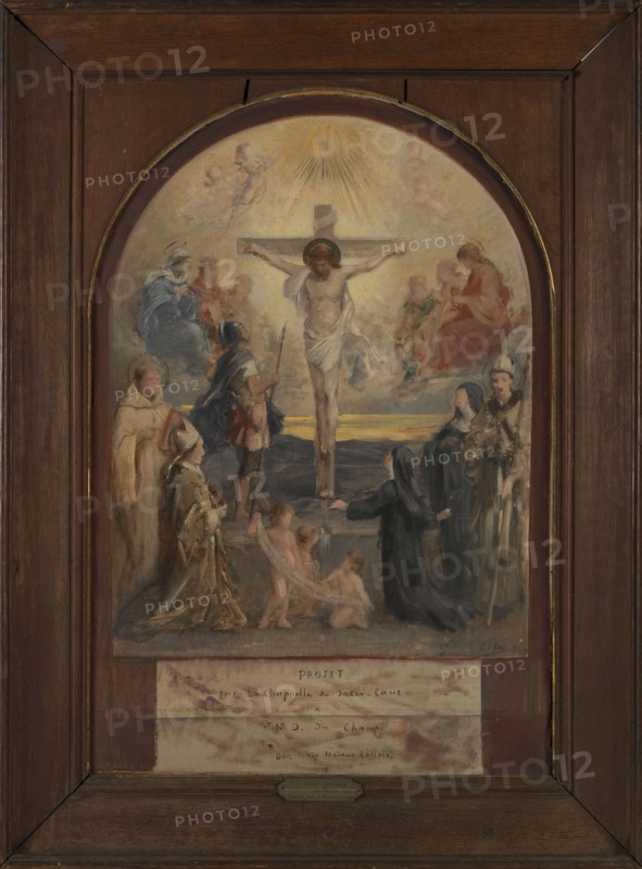 Esquisse pour l'église Notre-Dame-des-Champs : Le Calvaire, 1884.